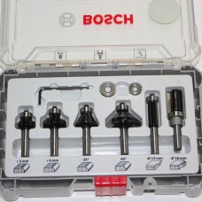 Bosch Набор кромочных фрез 8мм 6шт. 2607017469